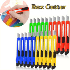 10pcs 9mm Auto Retractable Utility Wallpaper Cutter Tool