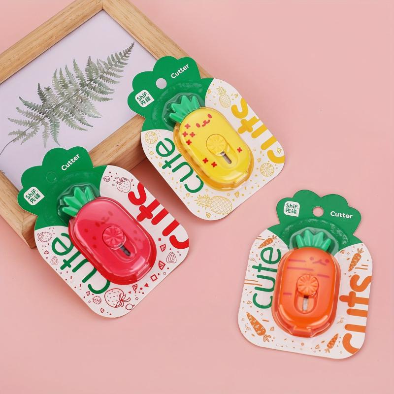 3pcs Creative Fruit Utility Perfect Student Diy Use
