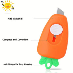 3pcs Carrot Utility Mini Sharp Utility Perfect For Students