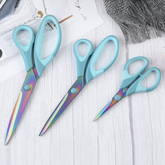 3 Pack Craft Scissors Titanium Blades Soft Grip Handle Multipurpose Shears