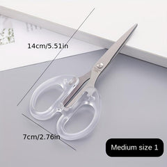 Small Stainless Steel Scissors for Office and Household Use