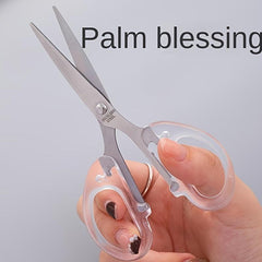 Small Stainless Steel Scissors for Office and Household Use