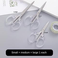 Small Stainless Steel Scissors for Office and Household Use