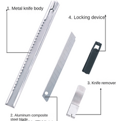 Small Stainless Steel Paper Cutter for Hobby Use