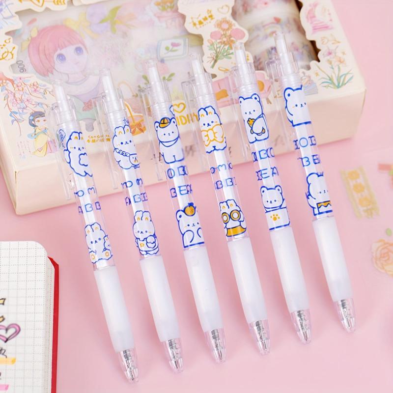 3pcs Utility Press Pen Paper Cutting Journal Diary Pen Small