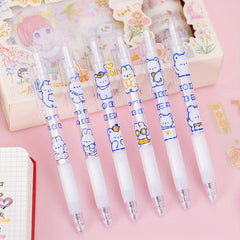 3pcs Utility Press Pen Paper Cutting Journal Diary Pen Small