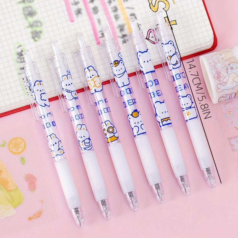 3pcs Utility Press Pen Paper Cutting Journal Diary Pen Small