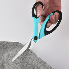 Multipurpose 21 Scissors 3 Pack Extra Sharp Blades Comfort Grip Handles - Sturdy