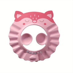 Baby Waterproof Bath Cap Adjustable Soft Visor Hat for Shower