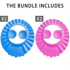 Waterproof Baby Shower Cap For Kids Silicone Shampoo Cap