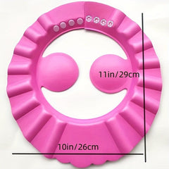 Waterproof Baby Shower Cap For Kids Silicone Shampoo Cap