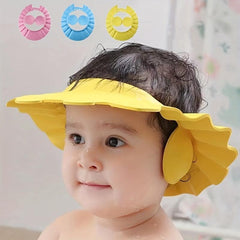 Waterproof Baby Shower Cap For Kids Silicone Shampoo Cap