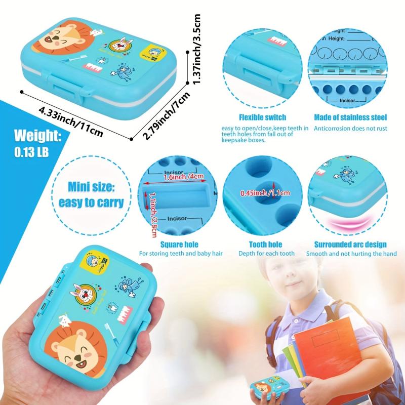 Tooth Fairy Box Kids Keepsake Organizer Gift Baby Teeth Collection