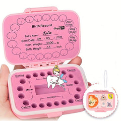 Tooth Fairy Box Kids Keepsake Organizer Gift Baby Teeth Collection