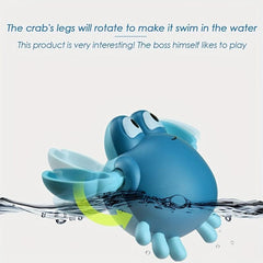 Floating Wind up Crab Bath Toy for Infants
