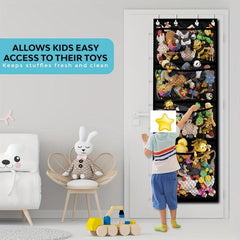 Stuffed Animal Over Door Organizer Plush Toy Storage