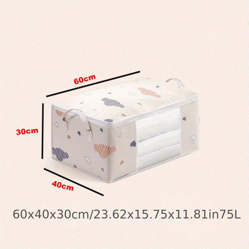 Moisture Proof Organizer Box Quilt Clothes Storage Bag