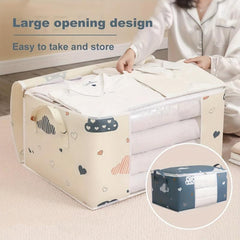 Moisture Proof Organizer Box Quilt Clothes Storage Bag