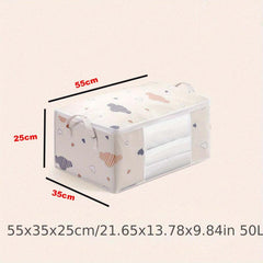 Moisture Proof Organizer Box Quilt Clothes Storage Bag