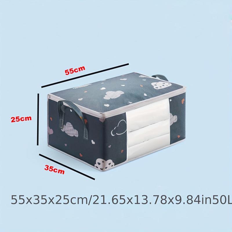 Moisture Proof Organizer Box Quilt Clothes Storage Bag