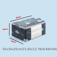 Moisture Proof Organizer Box Quilt Clothes Storage Bag