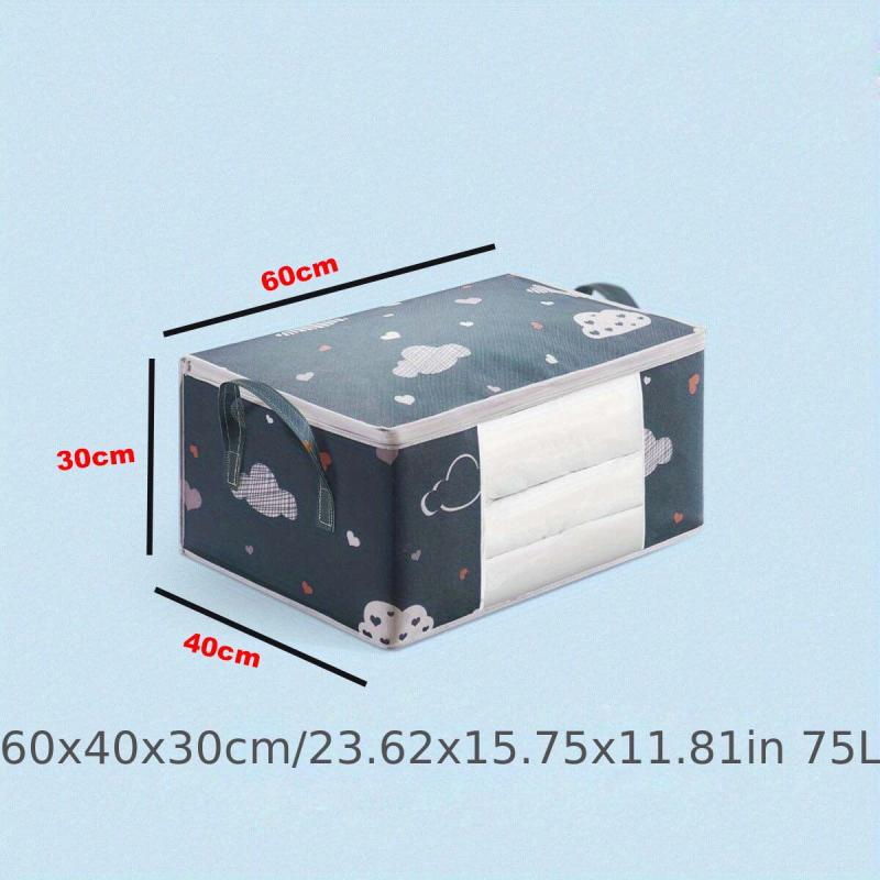 Moisture Proof Organizer Box Quilt Clothes Storage Bag