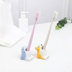 1pc Cartoon Toothbrush Holder Creative Toothbrush Rack Storage Rack