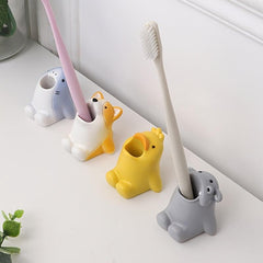 1pc Cartoon Toothbrush Holder Creative Toothbrush Rack Storage Rack