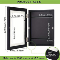 2pcs Children's Art Frame 8.3x11.8 Wooden Display