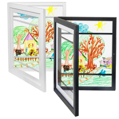 2pcs Children's Art Frame 8.3x11.8 Wooden Display