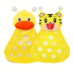 Kids Mesh Bath Toy Organizer - Bathtub Toy Storage Bag
