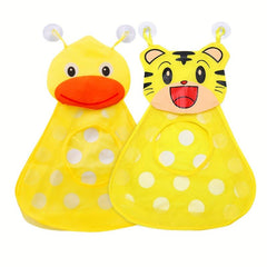 Kids Mesh Bath Toy Organizer - Bathtub Toy Storage Bag