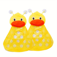 Kids Mesh Bath Toy Organizer - Bathtub Toy Storage Bag