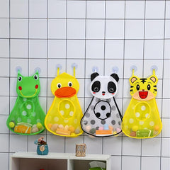 Kids Mesh Bath Toy Organizer - Bathtub Toy Storage Bag