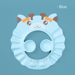 Adjustable Waterproof Giraffe Baby Shower Cap