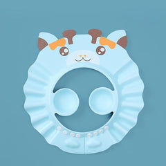 Adjustable Waterproof Giraffe Baby Shower Cap
