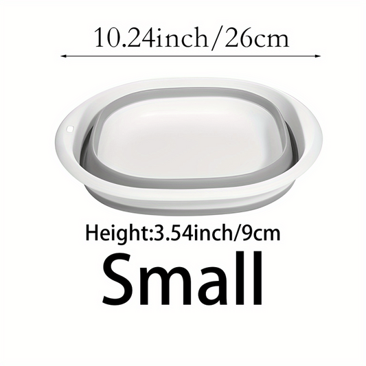 Portable Folding Cleaning Bucket Silicone Wash Basin
