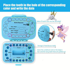 Baby Teeth Keepsake Box Girl Boy Teeth Organizer Preserve