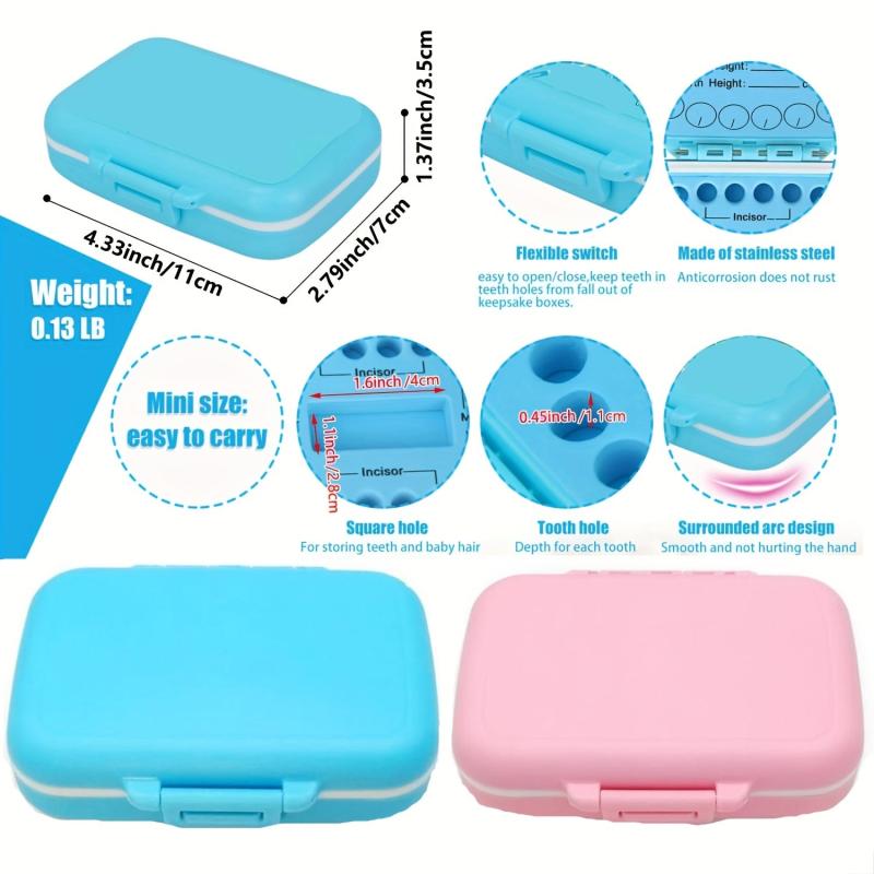 Baby Teeth Keepsake Box Girl Boy Teeth Organizer Preserve
