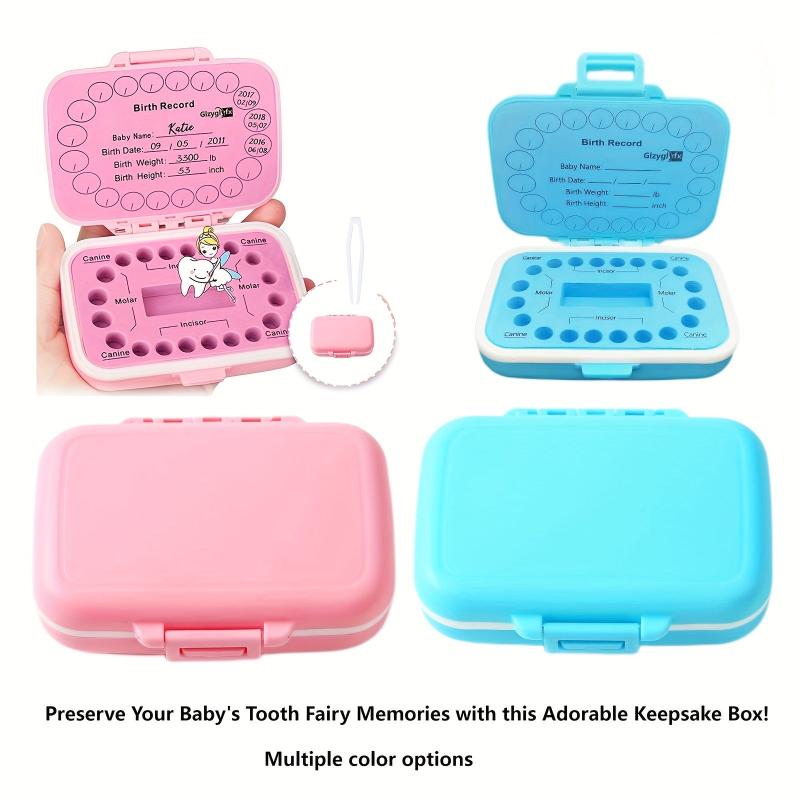 Baby Teeth Keepsake Box Girl Boy Teeth Organizer Preserve