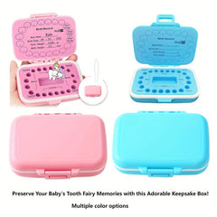 Baby Teeth Keepsake Box Girl Boy Teeth Organizer Preserve