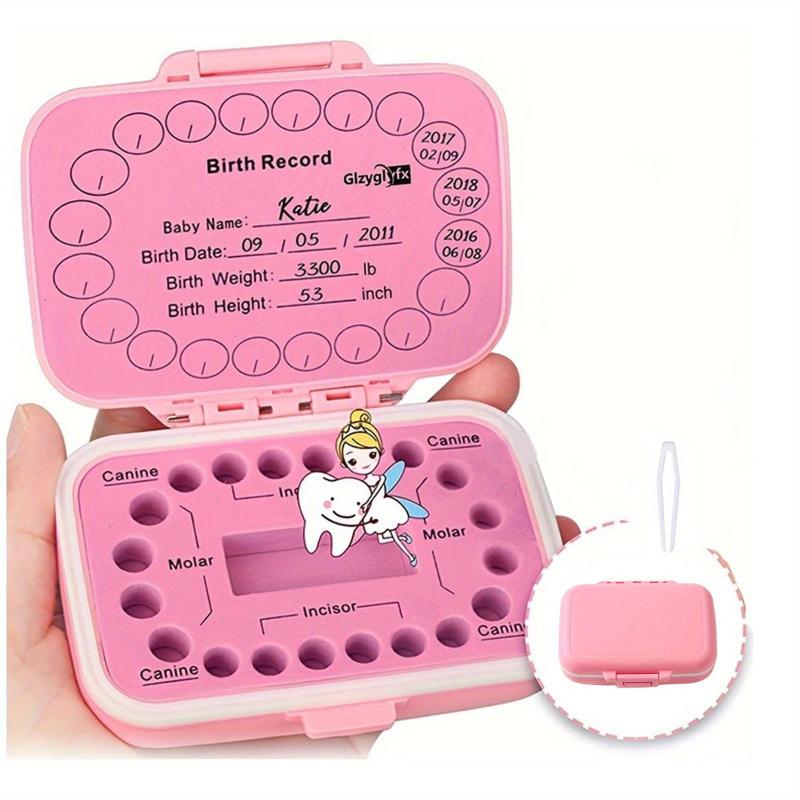 Baby Teeth Keepsake Box Girl Boy Teeth Organizer Preserve