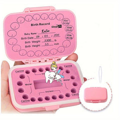 Baby Teeth Keepsake Box Girl Boy Teeth Organizer Preserve