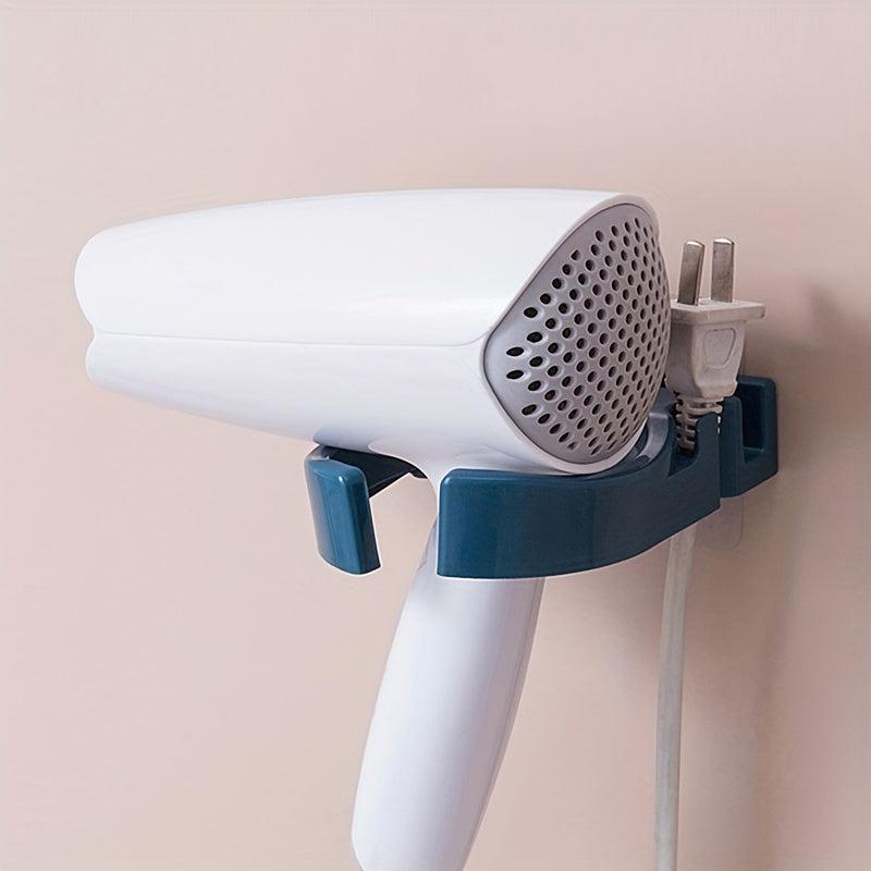 Bathroom Storage Rack Wall Mounted Hair Dryer Toilet Storage Bracket