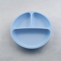 Children's Silicone Dinner Plate with Suction Cups