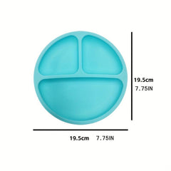 Children's Silicone Dinner Plate with Suction Cups