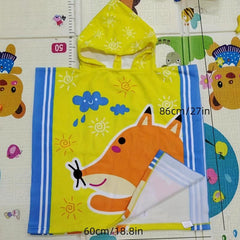 Kids Cartoon Hooded Bath Towel for Girls Boys