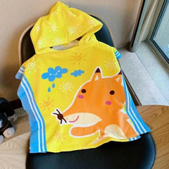 Kids Cartoon Hooded Bath Towel for Girls Boys