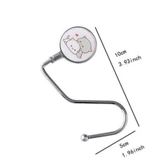 Cartoon Stainless Steel Desktop Hook Non-slip Adhesive Hanger