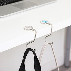 Cartoon Stainless Steel Desktop Hook Non-slip Adhesive Hanger